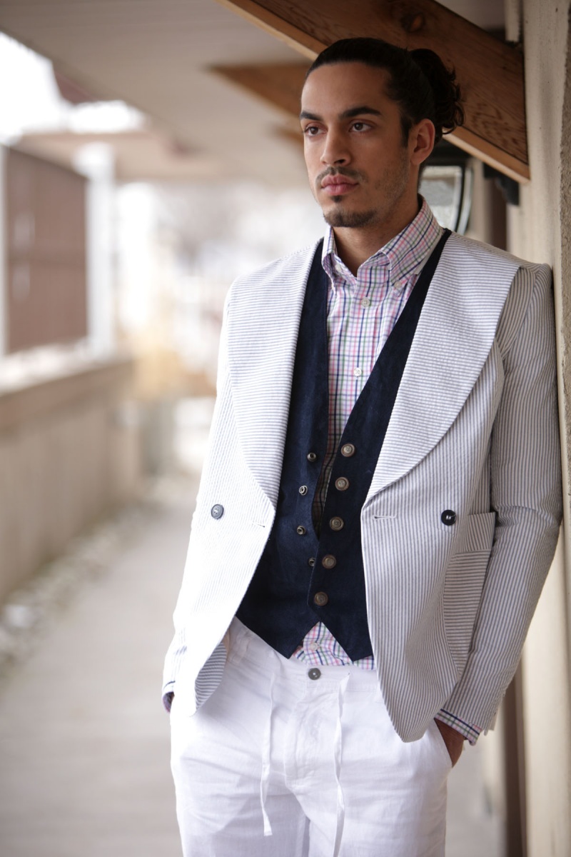 Male model photo shoot of Jan Michael Pollard by Kareem Ajani, wardrobe styled by XxxxxxxxxxxxX