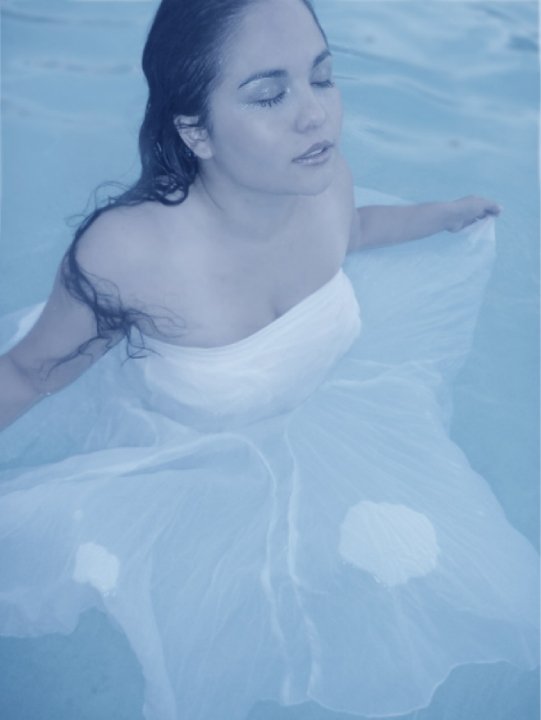 Female model photo shoot of Remm Gerard in Villamora Appts. Pool
