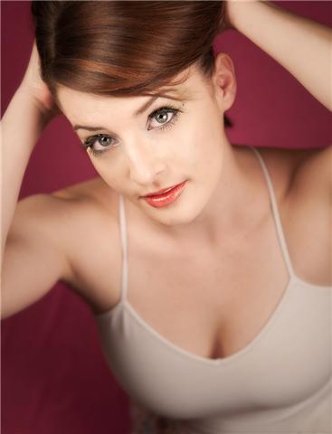 Female model photo shoot of Alysson Darby by johngoyer in Albuquerque, NM, makeup by ElectricPinkMachine 