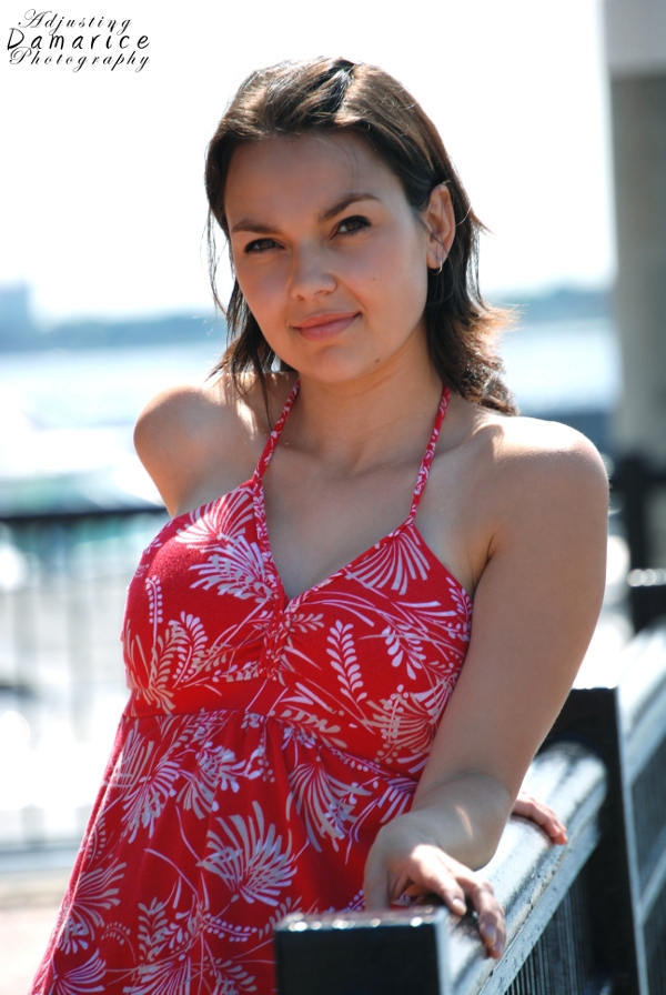 Female model photo shoot of Eva Wilson by D Sims Fotos in Palafox Pier, Pensacola
