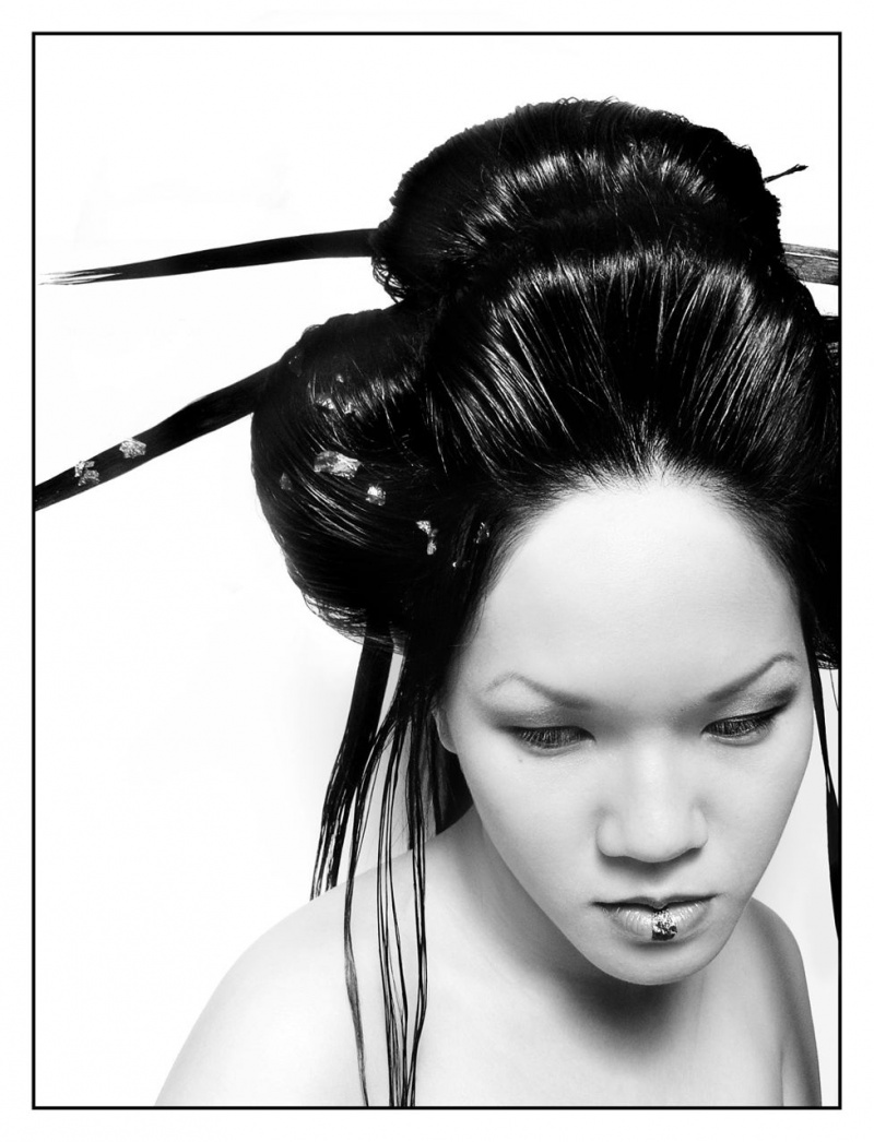Female model photo shoot of miha hairstylist