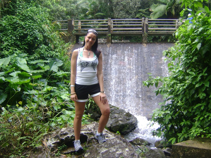 Female model photo shoot of Ivona Inc in El Yunke Rainforest