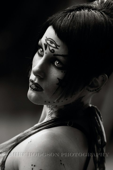 Female model photo shoot of Tina Steadman by Nonehere in london, makeup by XtremeMakeup by tina