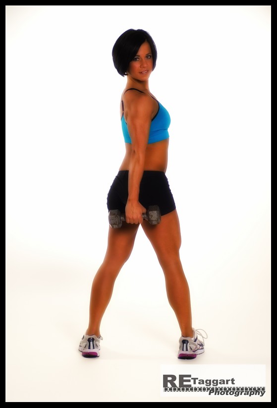 Female model photo shoot of Kelley Marie Fitness by RE Taggart Photography
