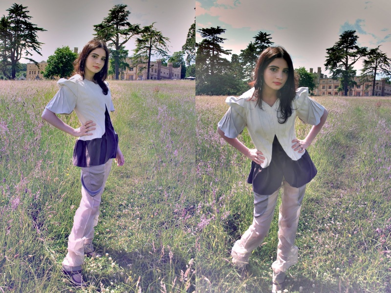 Female model photo shoot of LindaKerver in Bristol, field behind the Bower Ashton campus