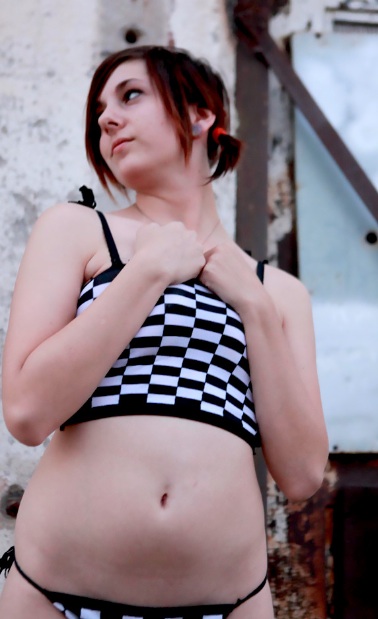 Female model photo shoot of Regina Maxine in Abandoned Mill, Tempe, AZ