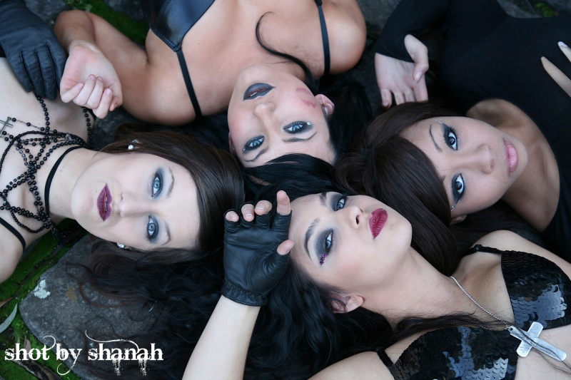 Female model photo shoot of shot by shanah and Yasmine Garcia, makeup by Viva Makeup