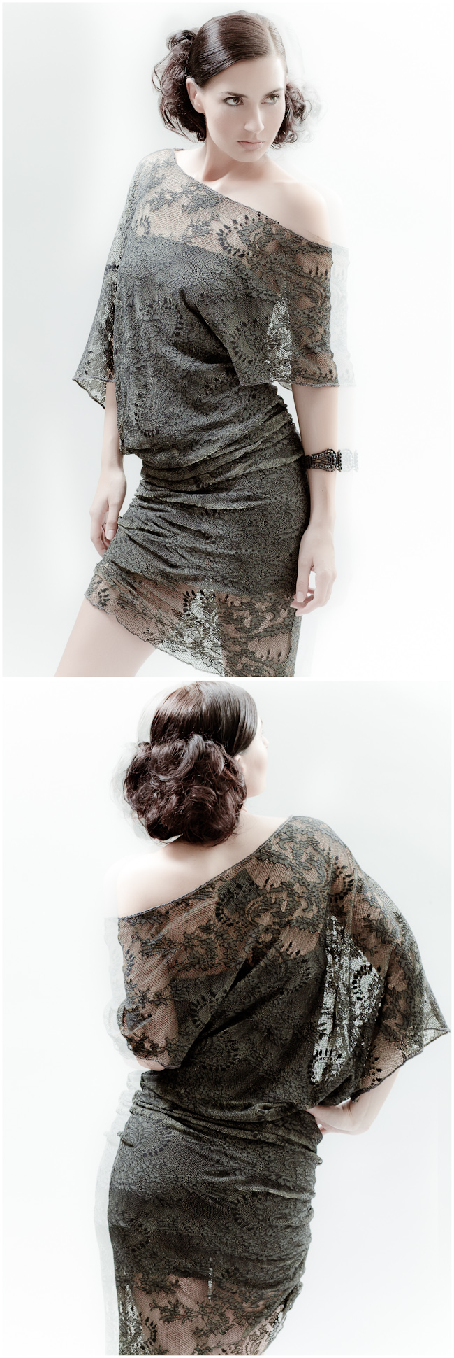 Female model photo shoot of KayLimDesign and Olesya G by maxwellstudios, hair styled by Daniel-Marrone, makeup by Sophia Pickle