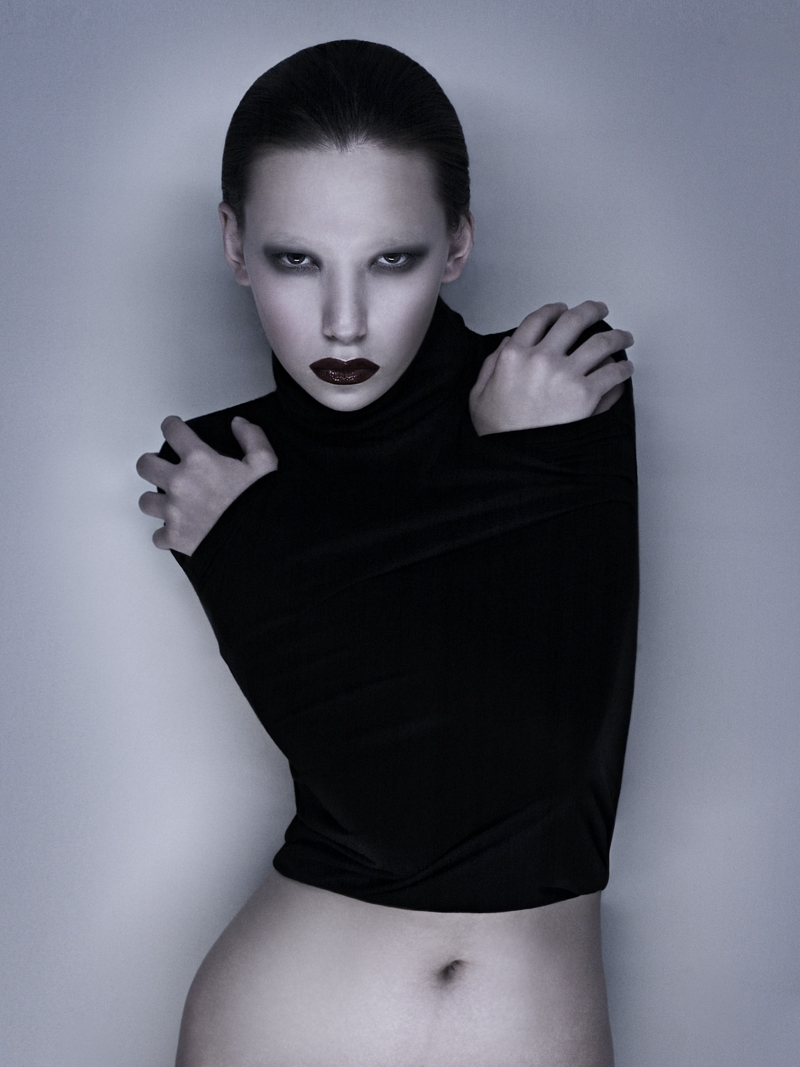 Female model photo shoot of Estefania Artistry in New York City