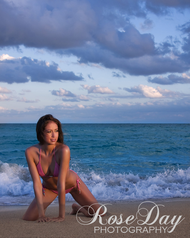 Female model photo shoot of Gina Shelton in South Beach, Fla