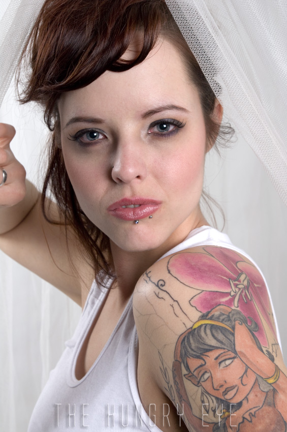 Female model photo shoot of Makeup By Alaina and Alicia Deitz by HungryEye