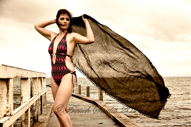 Female model photo shoot of Alison Hocking in Frankston Pier