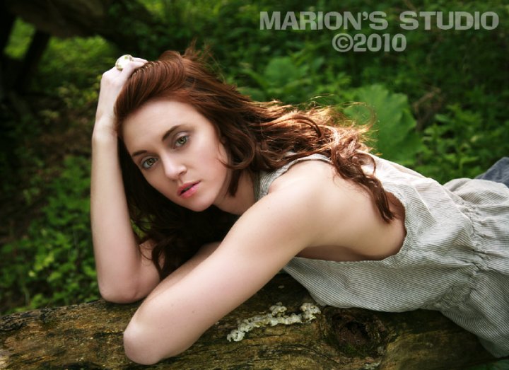 Female model photo shoot of Elizabeth Stragier by Images By Marions in Marions Studio Brown City