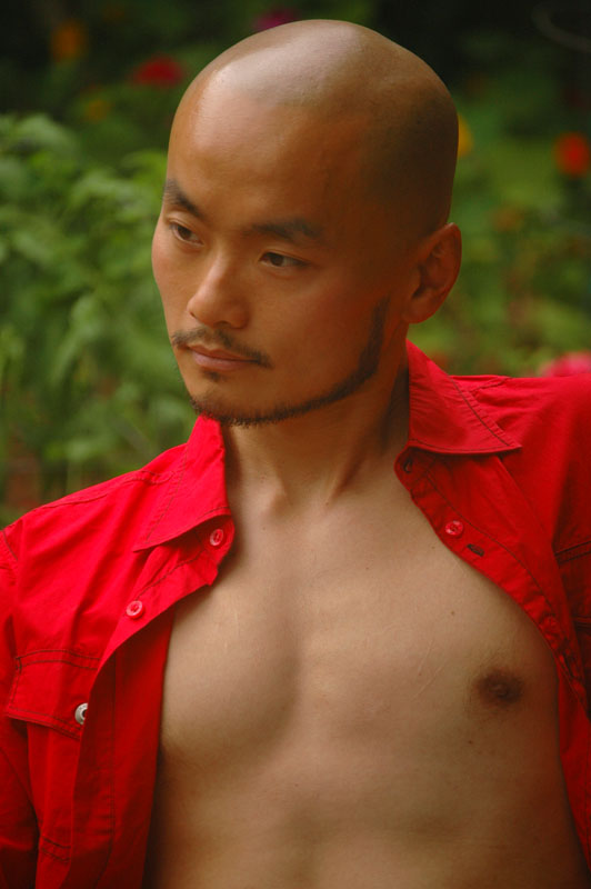 Male model photo shoot of Shane Le by YogaBear Studio in San Diego, CA