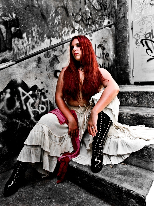 Female model photo shoot of Krissy Kataklysm by Albritton Artworks in Ybor City