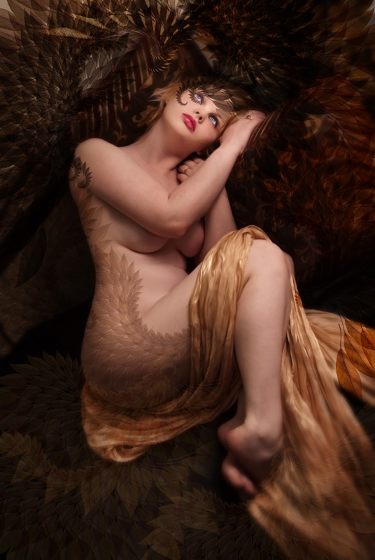 Female model photo shoot of venomous saccharine by thomrouse arts