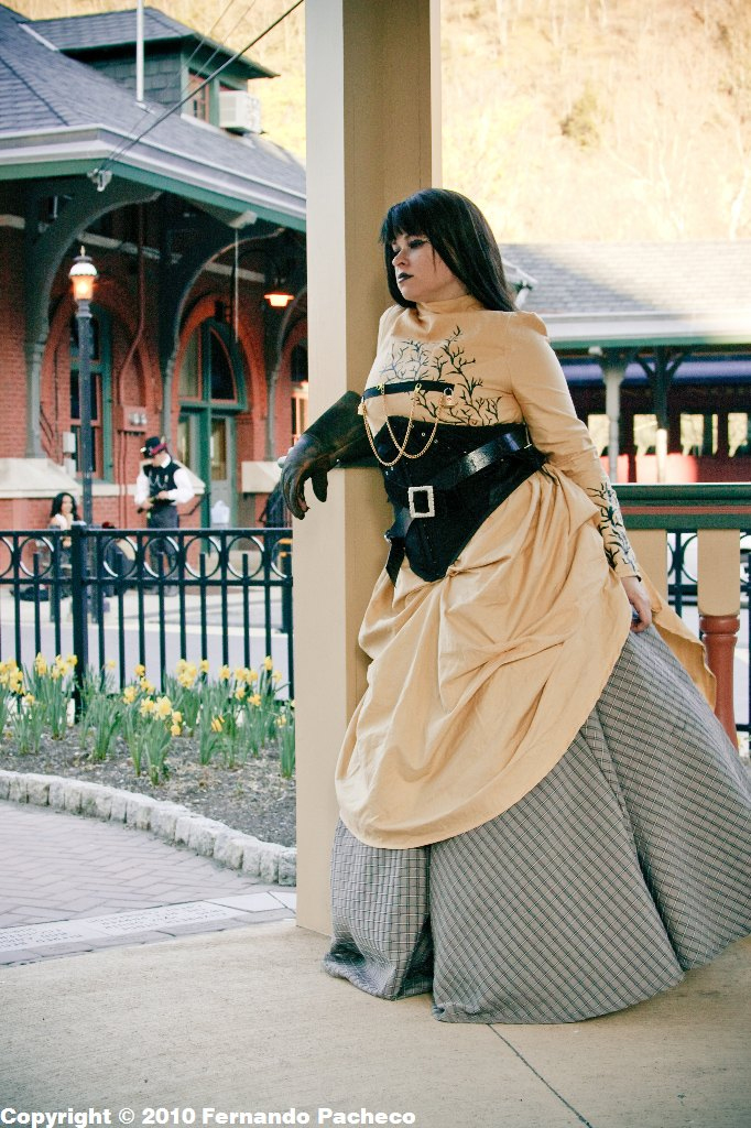 Female model photo shoot of CostumeDesignByAngel and Stylewithanedge in Jim Thorpe PA
