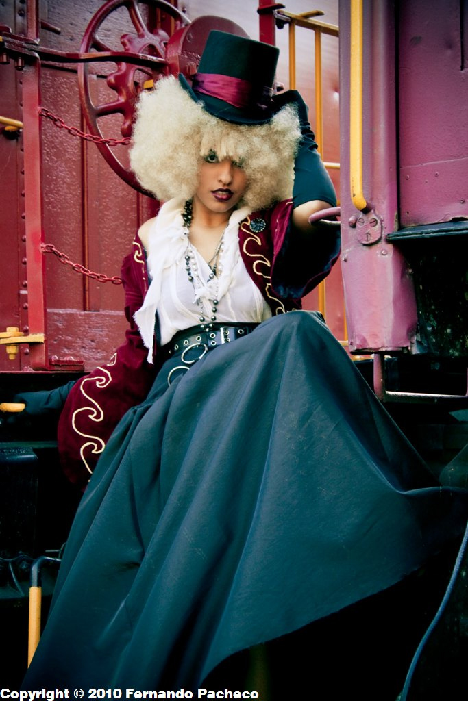 Female model photo shoot of CostumeDesignByAngel and Kita St Cyr in Jim Thorpe, PA