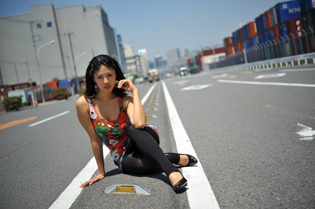 Female model photo shoot of Noriko Komiya in Tokyo Japan