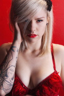 Female model photo shoot of xMayflowerx
