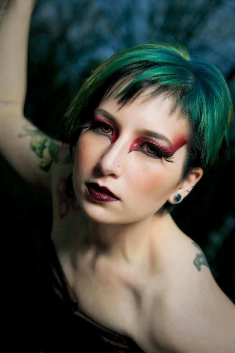 Female model photo shoot of Cloud Makeup and Skinartia by Nik Thavisone