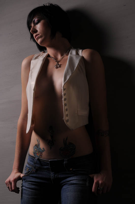 Female model photo shoot of V.c.h. by Tim OMeara