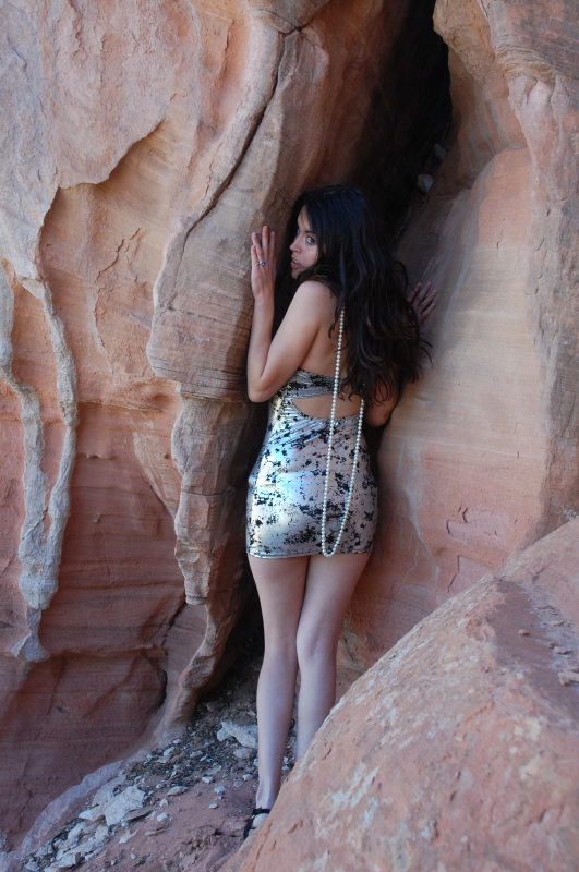 Female model photo shoot of Lanissa by Wolfy4u in Colorado National Monument