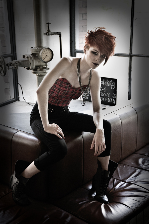 Female model photo shoot of Kitty Paterson in The Wardrobe Bar