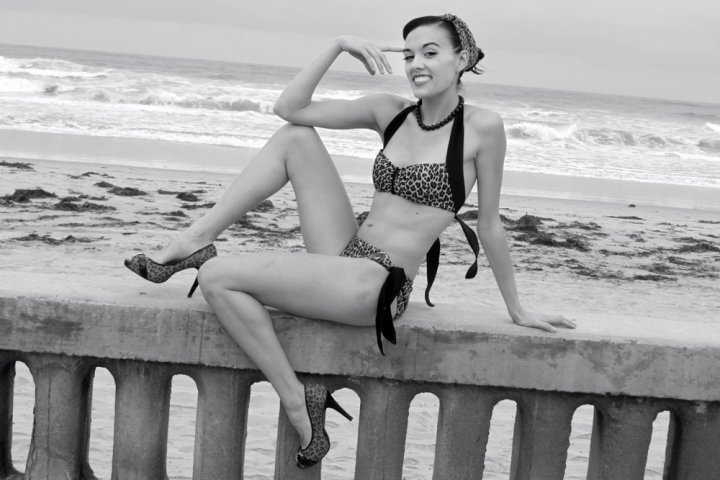 Female model photo shoot of Tabitha Barron in Mission Beach, CA