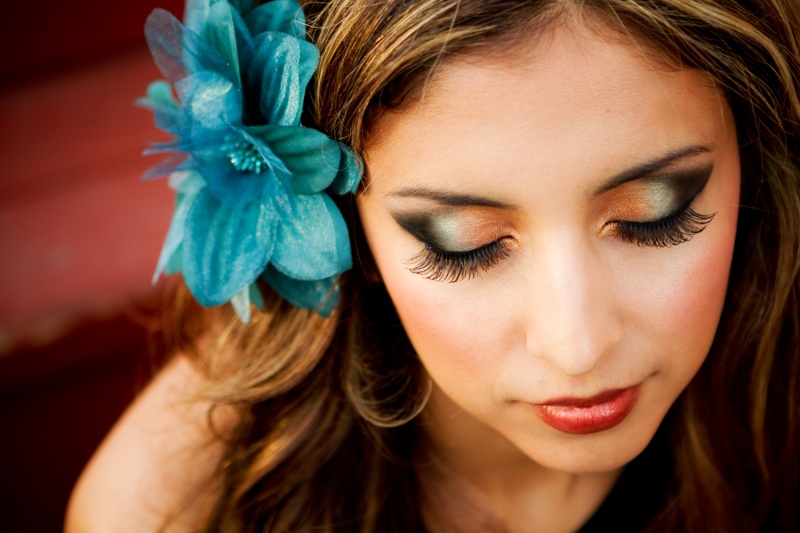 Female model photo shoot of Erin Elder in Ventura CA, makeup by Erin Elder