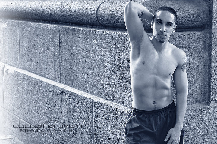 Male model photo shoot of Bryan Ortiz in Under The Manhattan Bridge