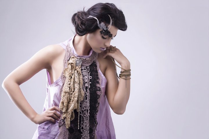 Female model photo shoot of Makeup by Anastasia