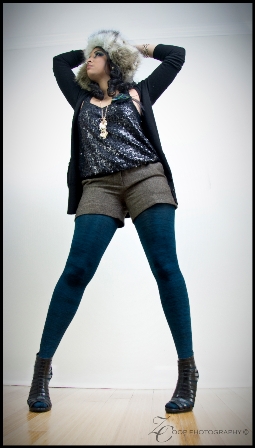 Female model photo shoot of Mischelle Moody MUA in Washington D.C., wardrobe styled by bianca cerise