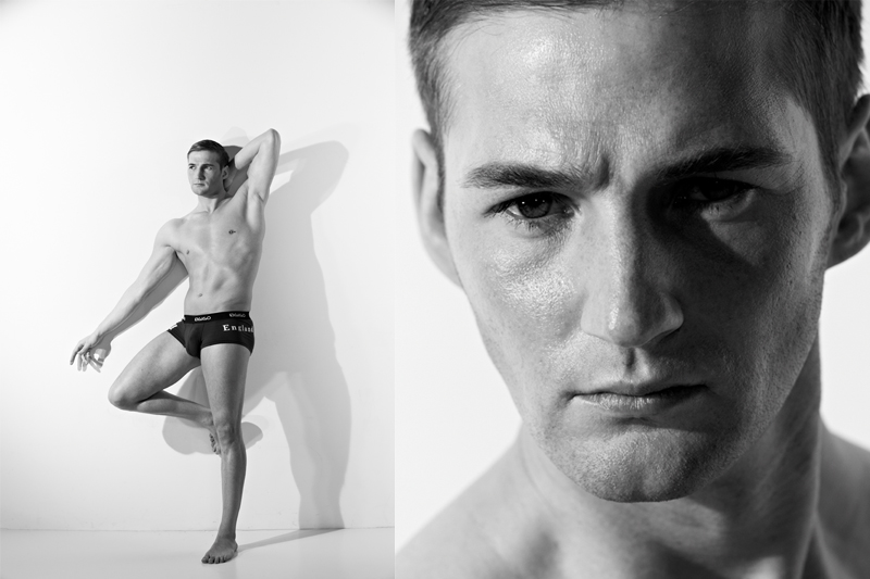 Male model photo shoot of Eugene at 3TEN photo and Mister Canada, makeup by Elie kim