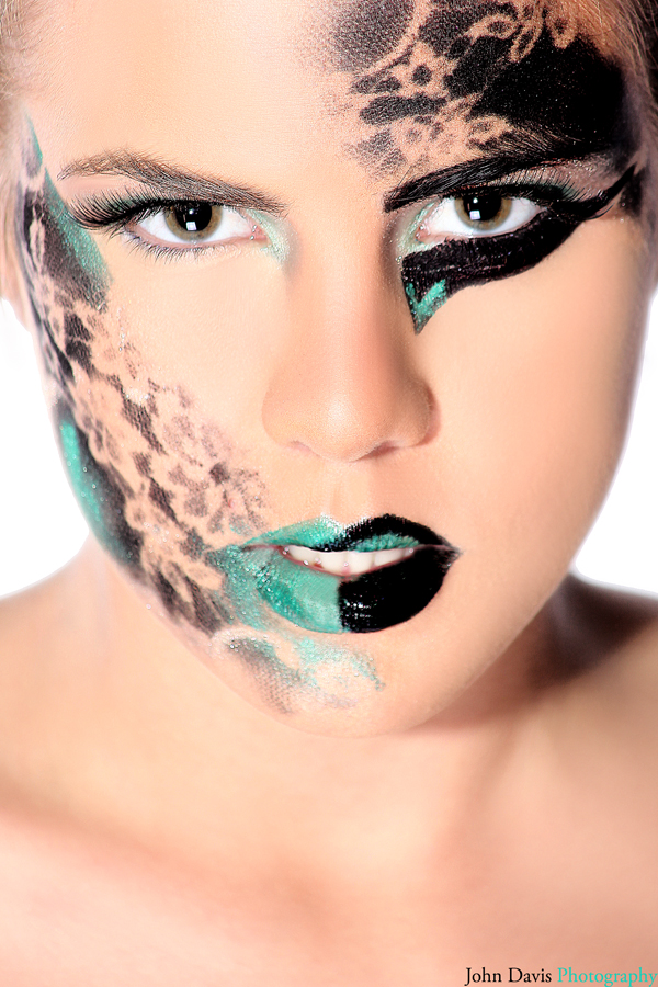 Female model photo shoot of StarFacez Makeup by John Davis Photography in studio los angeles