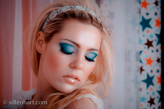 Female model photo shoot of Makeup by Tyla