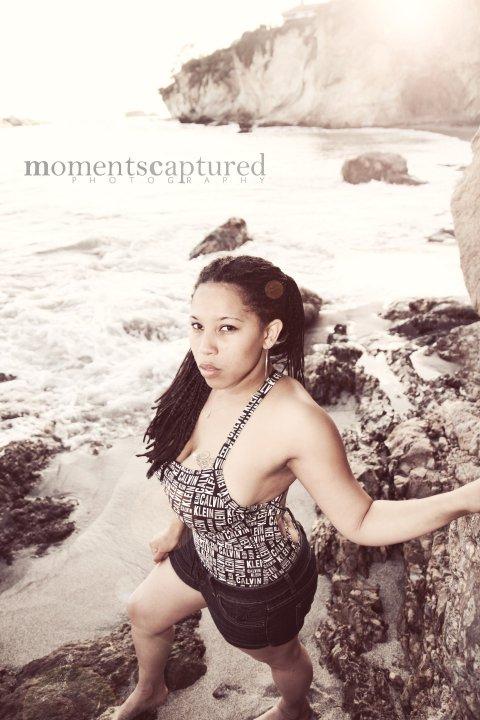 Female model photo shoot of Mizz Boricua B in Shell Beach