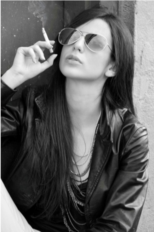 Female model photo shoot of Sofiya Adalieva in Gastown, Vancouver, makeup by Kristina Capati Makeup