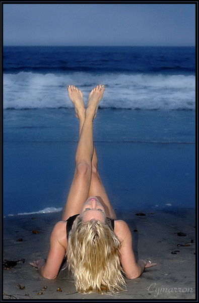 Female model photo shoot of Zhia E Frazier by Dan Cymarron in Solana Beach, CA