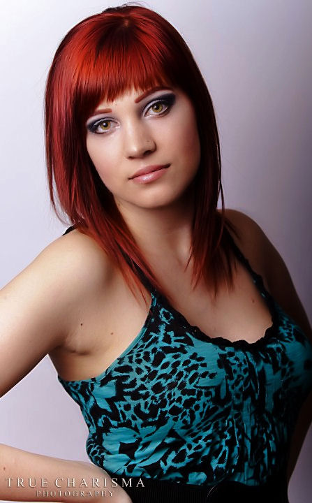 Female model photo shoot of Andrea-Lynn by Charmaine Mallari, makeup by Miss Ishy