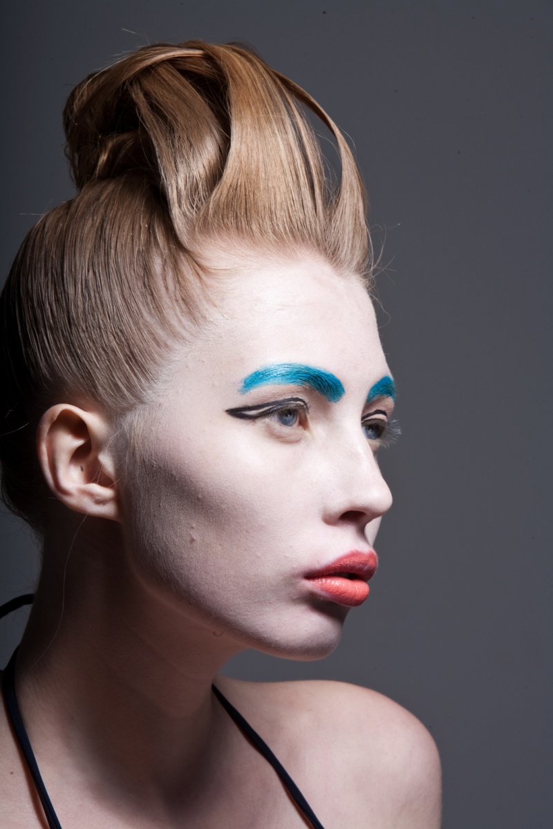 Female model photo shoot of Shavaughn Nikki Byrd, hair styled by Shavaughn Nikki Byrd, makeup by Julia DB