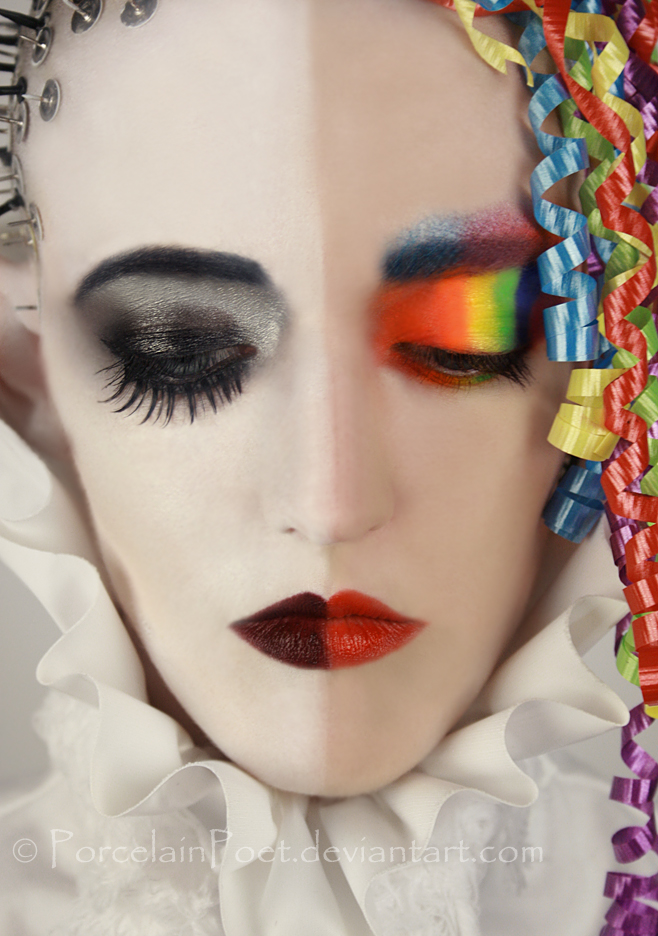 Female model photo shoot of Porcelain Makeup and V Nixie by Porcelain Poet in studio