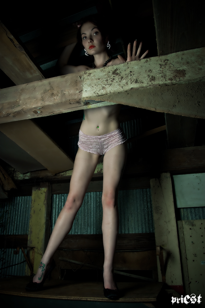 Female model photo shoot of LittleMissClementine by Priest Studios