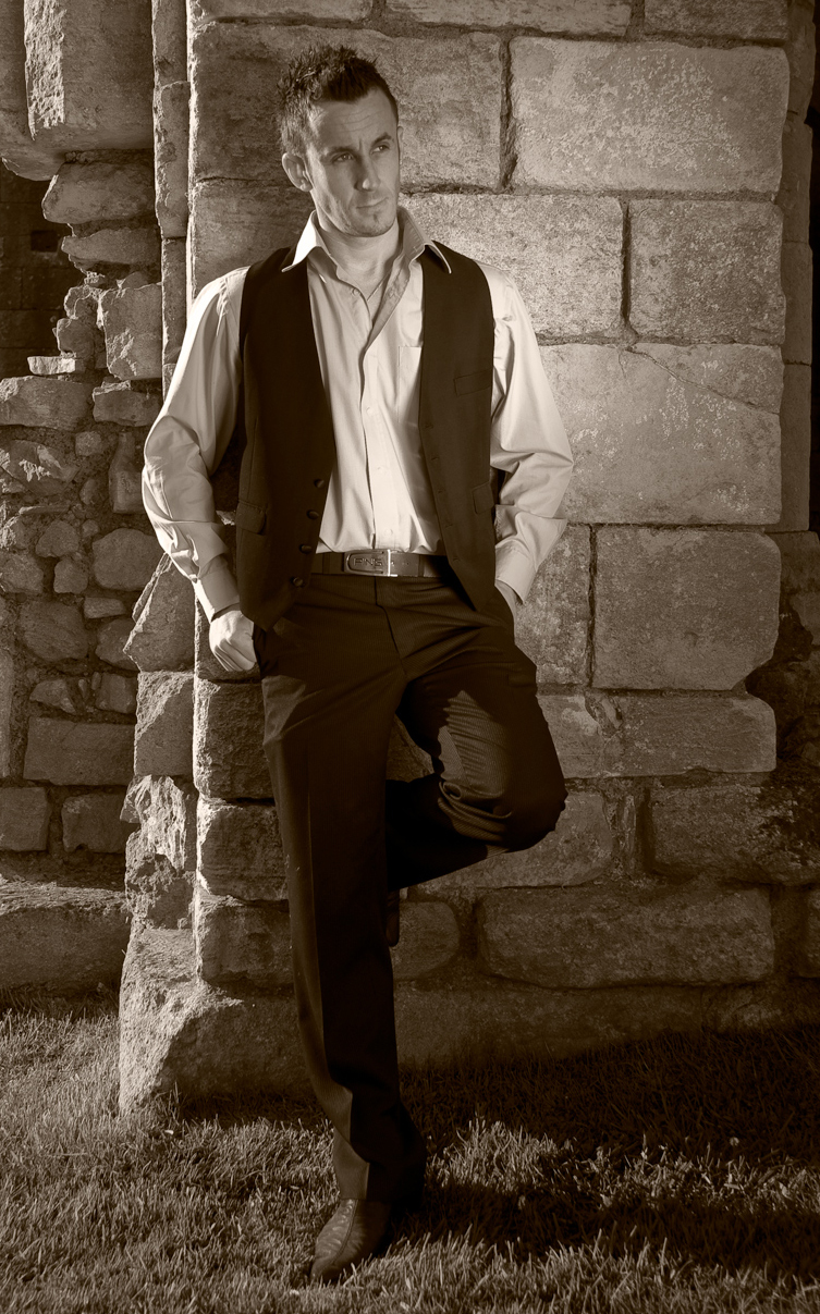 Male model photo shoot of Graham Williams in Roach Abbey