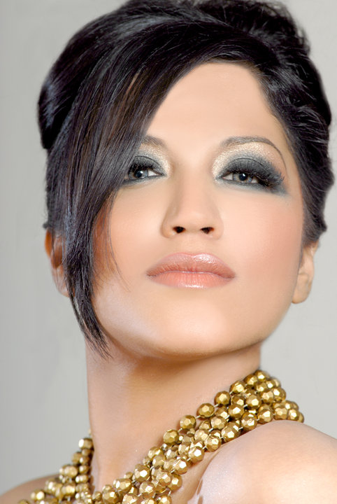 Female model photo shoot of FAZ KHAN Simply Flawles in Photoshoot With The Lubna Rafiq Academy - Birmingham