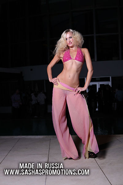 Female model photo shoot of Ekaterina Alexandrovna in Miami Fountainblue Hotel Fashion show 2010