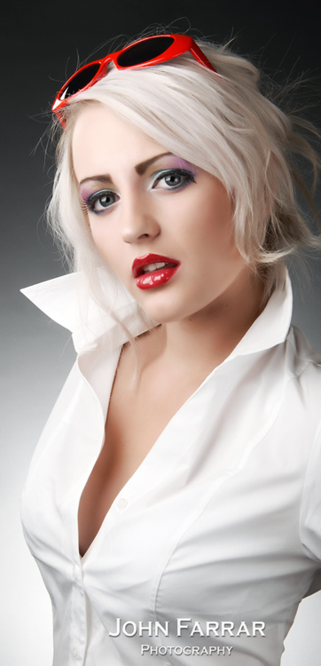 Female model photo shoot of x Nikki x by Brightonian in Brighton, makeup by magika_makeup
