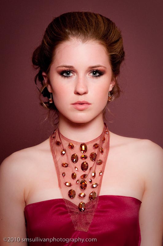 Female model photo shoot of Make-up by Tiffani