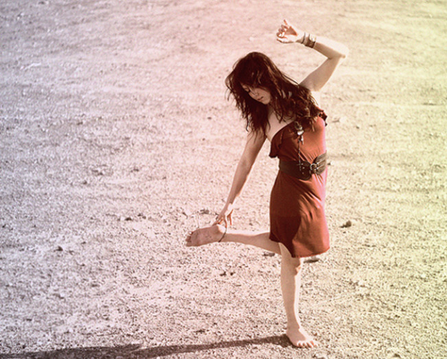 Female model photo shoot of Kumiko Nixon in Desert