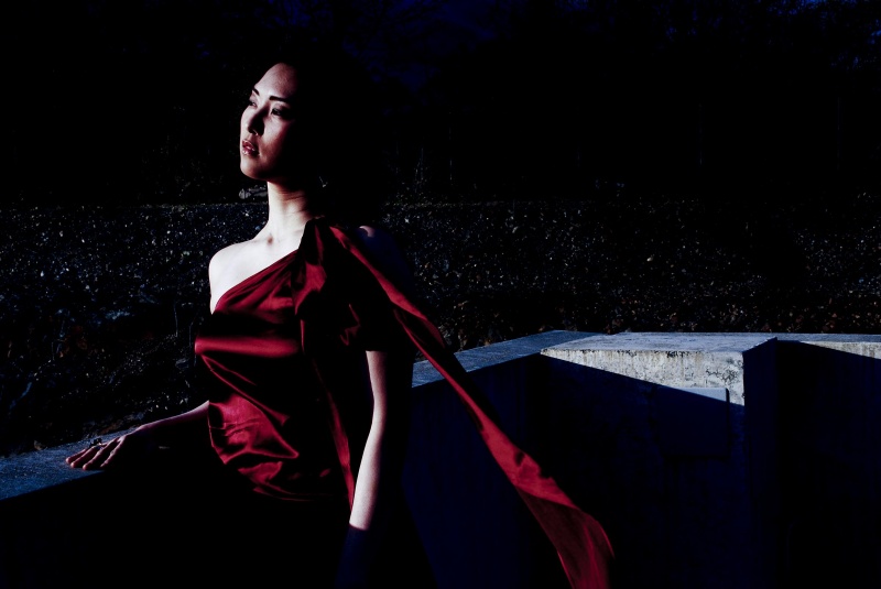 Female model photo shoot of Kris Zhuang